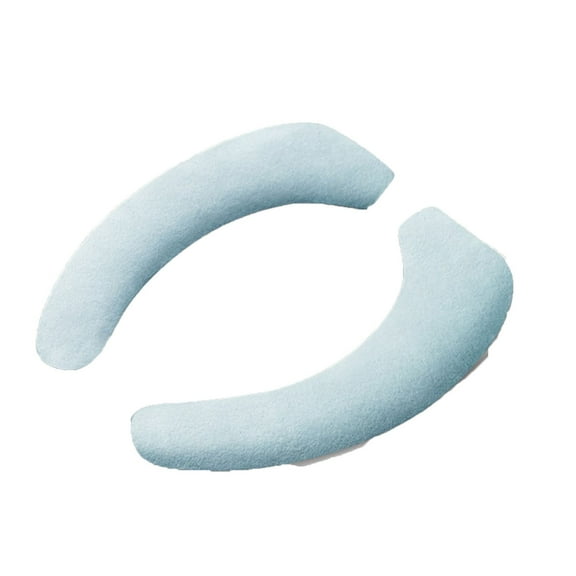 hulanddfd Toilet Seat Cover Pads - 14.56"x5.51" Soft Warm Thickened Toilet Cushion Blue Washable Toilet Mat Bathroom Accessories Set