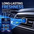 thumbnail image 2 of Car air freshener vent clips ocean scent – long-lasting deodorant car air fresheners, car air fresheners, unisex, car air conditioning vent clip air fresheners - scented car accessories, 4-piece set, 2 of 5