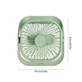 thumbnail image 3 of Portable USB Rechargeable Fan with 360° Rotation - 3-Speed Wall Mount or Stand for Travel, Home Office, and Bedroom, 3 of 6