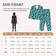 thumbnail image 4 of Bingfone Womens Pajama Sets Skull Cat Print,Long Sleeve Loungewear Pajamas Set-Medium, 4 of 8
