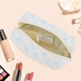 thumbnail image 4 of Unique Bargains 1 Pc Heart Style Drawstring Makeup Bag for Vacation Blue Polyester, 4 of 5