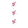 thumbnail image 1 of Redempat Versatile Wedding Brooch Add Classy And Sophisticated Touch To Any Look Modern Minimalist Brooch Pin pink 3Set, 1 of 6