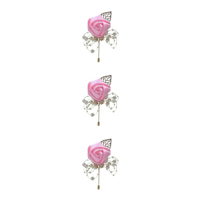 Redempat Versatile Wedding Brooch Add Classy And Sophisticated Touch To Any Look Modern Minimalist Brooch Pin pink 3Set