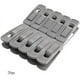 thumbnail image 1 of 20 paquetes de clips para perchas de terciopelo negro, clips para perchas desmontables antideslizantes, clip, fuerte agarre para los dedos, pantalones de hilo fino flocado, percha de tela para faldas oso de fresa Electrónica, 1 of 4
