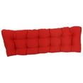 thumbnail image 2 of Blazing Needles 60-inch by 19-inch Tufted Solid Twill Bench Cushion, 2 of 2