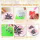 thumbnail image 2 of Cuadros Decorativos DIY Diamond Art Mosaic Makeup Mirror Art Craft Set Pintura abstracta por Kits de números Wdftyju embutido en tela, 2 of 8