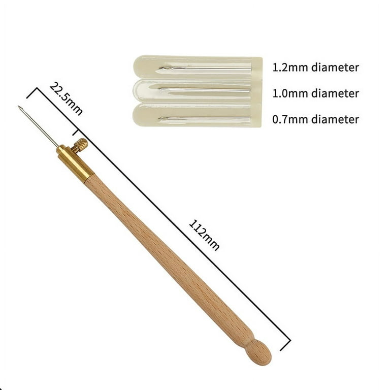 FRENCH EMBROIDERY BEADING NEEDLES TOOLS SET/ Tambour Needles, Size: Wooden  Stick : 5x 50 at Rs 350/box in Rajkot