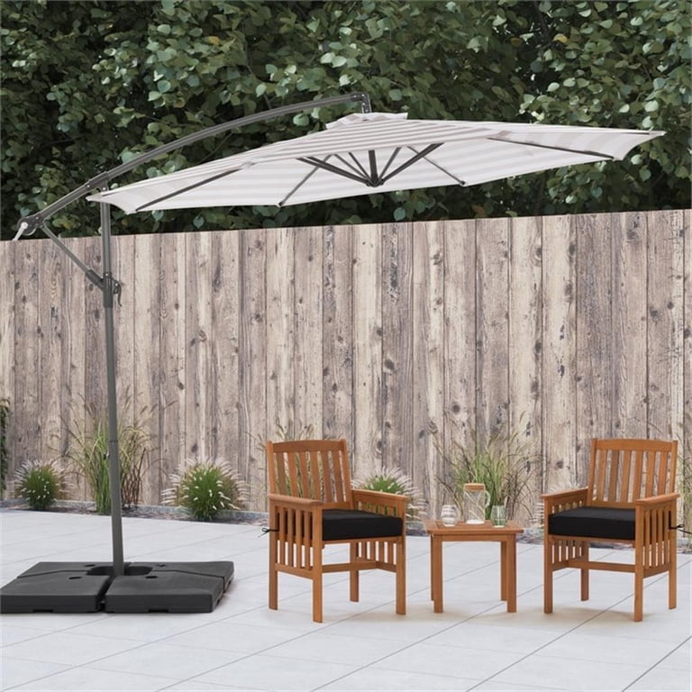 corliving 10 ft offset patio umbrella Hanging This umbrella has a classic CorLiving 10ft Cantilever Patio Umbrella,