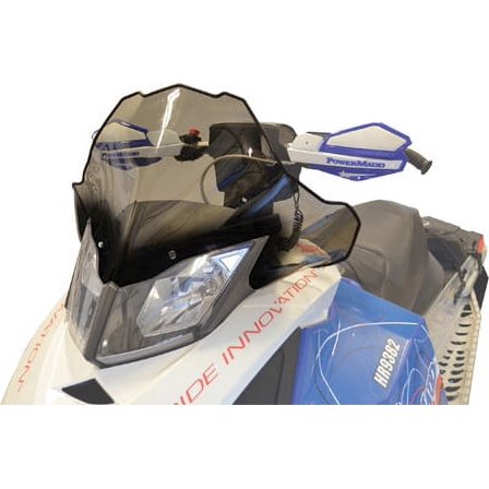 PowerMadd  13422; Cobra Windshield Rev Xp Mid Smk / Blk Snowmobile Mid Height 15-inch