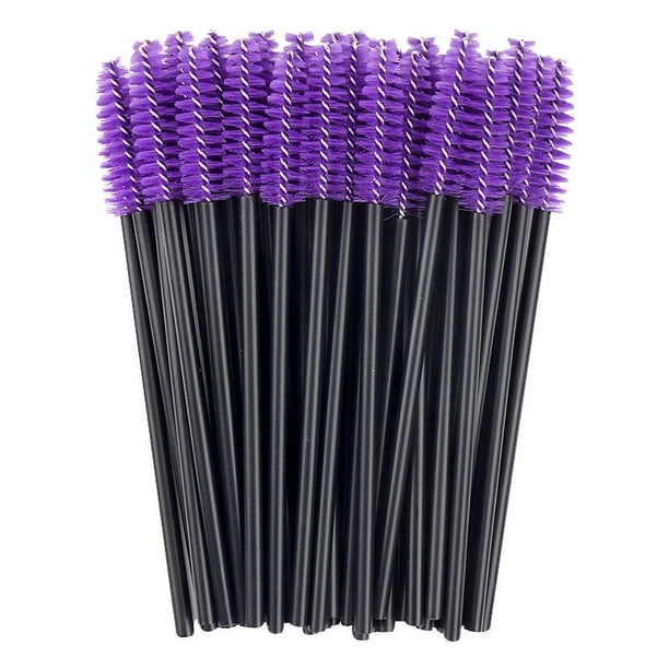 Mini cepillo de nailon desechable, portátil, de color, para pestañas, en espiral, para cejas, cepillo de pestañas, peine de maquillaje