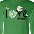 thumbnail image 4 of Inktastic Love Mimi Life with Flowers Long Sleeve T-Shirt, 4 of 5