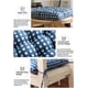 thumbnail image 5 of Nvzi Paquete de 4 cojines para silla de comedor con lazos,cojines de asiento cuadrados súper suaves y cómodos antideslizantes para cocina, comedor, oficina, sala de estar, patio -B-40x40CM, 5 of 5