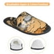 thumbnail image 3 of Balery Grim Coffee Skull Pantuflas de Casa de Felpa Silenciosas con Diseño Estampado, Zapatillas Cómodas Antideslizantes de Algodón para Interior-Large, 3 of 8
