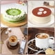 thumbnail image 5 of Kearding Molde para dibujar café de 5 piezas, diseños impresionantes con plantillas de acero inoxidable, plantillas de café fáciles Juegos de servir café y té, 5 of 6