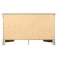 thumbnail image 5 of Glory Furniture Louis Phillipe 6-Drawers Bedroom Dresser in Silver Champagne, 5 of 5