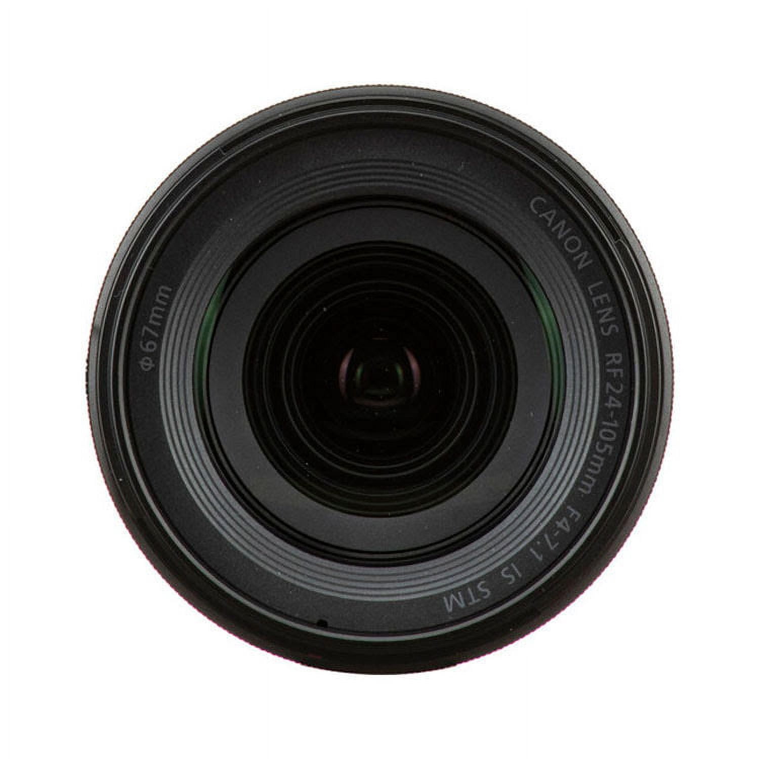 Canon RF 24-105mm f/4-7.1 IS STM Lens with Hood and Cap Canon RF 24-105mm f/4-7.1 IS STM Lens with Hood and Cap