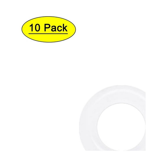 Uxcell 7mm OD 4mm ID 1.5mm Width Silicone Seal O-Rings White 10 Pack
