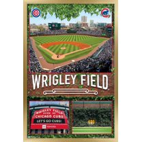 MLB Chicago Cubs - Wrigley Field 19 Wall Poster, 22.375" x 34", Framed