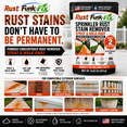 Rust Funk Fix Concrete Rust Stain Remover Powder, Makes 2 Gallons, 1 ...