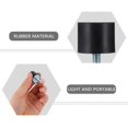 thumbnail image 3 of HORIALENCE 4Pcs Vibration Isolator Pads Black Natural Rubber for Motor Generator Machine Protection, 3 of 8