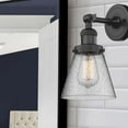 thumbnail image 3 of 203-OB-G63 Innovations Lighting Cone - 1 Light Wall Sconce In Industrial Style-10 Inches Tall and 6.25 Inches Wide-Oil Rubbed Bronze Finish-Light, 3 of 4