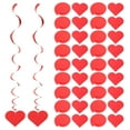 thumbnail image 1 of 18 piezas de adornos colgantes para el Día de San Valentín, espirales colgantes de corazón, decoraciones de techo para el Día de San Valentín, 1 of 5