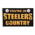 thumbnail image 1 of Pittsburgh Steelers Drapeau Design Pays 3'x5', 1 of 1