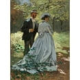 thumbnail image 2 of Monet, Claude 14x18 White Modern Wood Framed Museum Art Print Titled - Bazille and Camille, 2 of 4