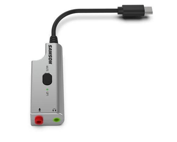 Samson LMU1 Broadcast Lavalier Microphone with USB adapter