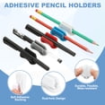 thumbnail image 3 of Uxcell 12 Pcs Soportes Adhesivos para Lápices de Escritorio, Clip Universal de Silicona, 3 of 6