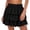 Black, variant on yillto Womens Shorts Skirts Ruffle High Waist Wide Leg Loose Shorts Summer Lightweight Flowy Shorts