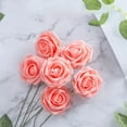 thumbnail image 4 of Tkrady Artificial Flowers, 25pcs Foam Roses Flowers DIY Wedding Party Cake Decoration, Home Display, Pink, 4 of 6