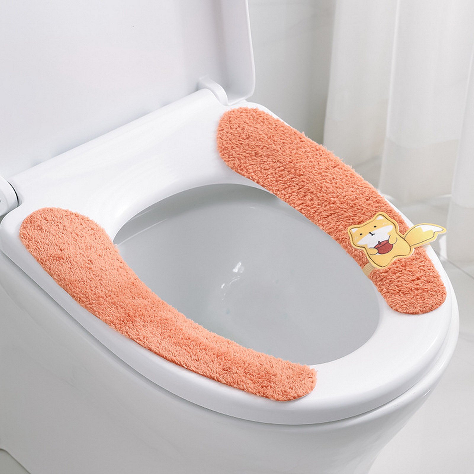 Realyc Toilet Seat Cushions 1 Pair Decorative Friendly to Skin Practical Toilet  Seat Warmer Pads Cover Cushions with Lifter - Walmart.com