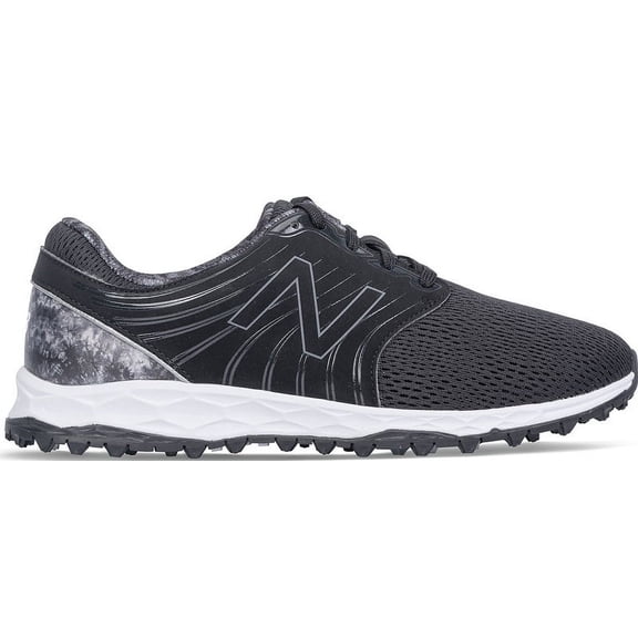 New Balance Women's Fresh Foam Breathe Golf Shoe, Black, 7.5 Wide