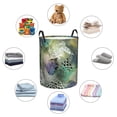 thumbnail image 6 of XMXT Collapsible Laundry Basket, Abstract Theme Background Waterproof Laundry Hampers Storage Baskets Dirty Clothes Hamper, 62L, 6 of 8