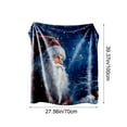 thumbnail image 3 of Kbndieu Christmas Throw Blanket, 30" x 39" Ultra Soft and Warm Cozy Fleece Blanket, Christmas Decorations Blankets and Throws for Bed Couch Sofa, Winter Bedding Christmas Gifts for Women Men, 3 of 7