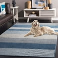 thumbnail image 3 of SAFAVIEH Pyramid Talisha Geometric Area Rug, Navy/Ivory, 5'3" x 7'8", 3 of 8
