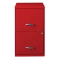 thumbnail image 1 of Space Solutions 18 Inch Wide 2 Drawer Organizer Cabinet for Office, Red, 1 of 4