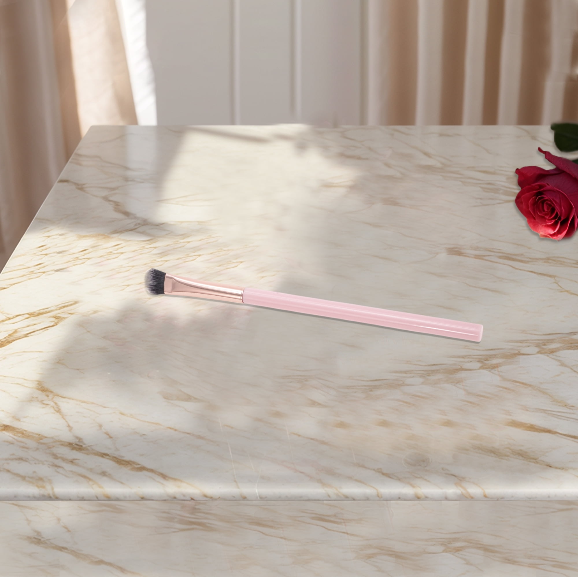 Unique Bargains 1 Pc Portable Eyeshadow Brush Large Pink