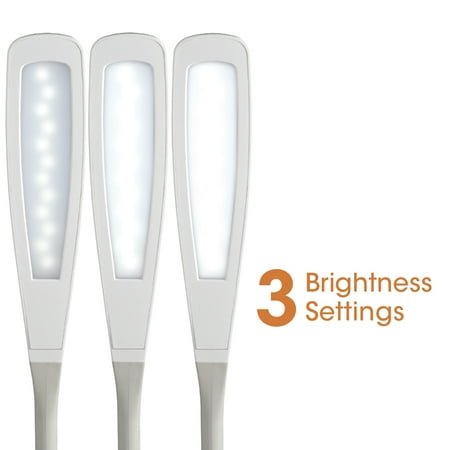 OttLite - Wellness Series® LED Desk Lamp with Charging Station - White