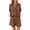 Z125 Coffee, variant on 2 Piece Short Sets for Women Summer Beach Vacation Linen Matching Lounge Outfits Casual Button Down Shirt and High Waisted Shorts with Pockets L