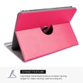 thumbnail image 4 of Dream Wireless  9-10 in. Universal Basik Slim Folio Protective Cover with Foldable Stand & Multi Viewing Angle for iPad, Pink, 4 of 7