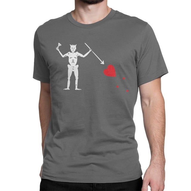 Camiseta de Edward Barbanegra, "Teach Jolly Roger", para hombre y mujer, divertida, de algodón, cuello redondo, manga corta, ideal como regalo.