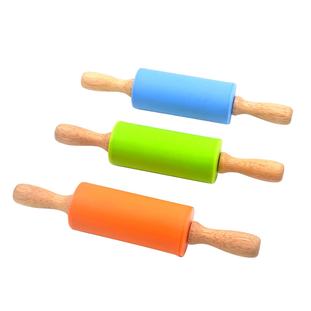 ALS_ Rolling Pin  Kitchen Non-stick Dough Cookie Biscuit Pizza Roller Ba US_ FT