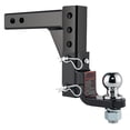 thumbnail image 1 of Adjustable Trailer Hitch Ball Mount, Tri-Ball (1-7/8" X 2" X 2-5/16"), Fits 2" Receiver, 5" Rise/Drop Hitch, Hitch For Heavy Dut ,Dependable Strength, 1 of 7