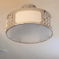 thumbnail image 2 of Decor Therapy Iris Flush Mount Ceiling Light, Made of Metal and Glass, 2 of 7