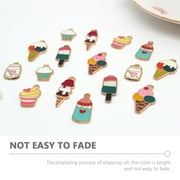 UPKOCH cute keychain charms Alloy Multi-colored 40Pcs