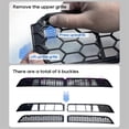 thumbnail image 2 of Matte Black 4-Piece Split Insect & Dust Protection Net Set for 2025 Tesla Model Y Juniper Refresh - Front Grille Bug Screen with ABS+Steel Wire Mesh, Original Car Mold Design, Non-Destructive, 2 of 6