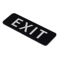 thumbnail image 1 of Uxcell 9"x3" Señal de SALIDA Acrílica Autoadhesiva Etiqueta de Puerta Cartel Montaje en Pared Negro, 1 of 5