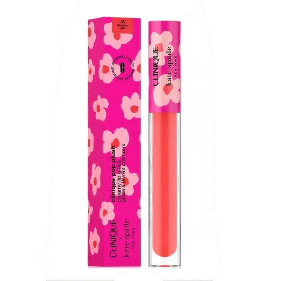 Clinique Pop x Kate Spade Plush Creamy Lip Gloss 05 Rosewater Pop - .11 fl oz / 3.4 mL